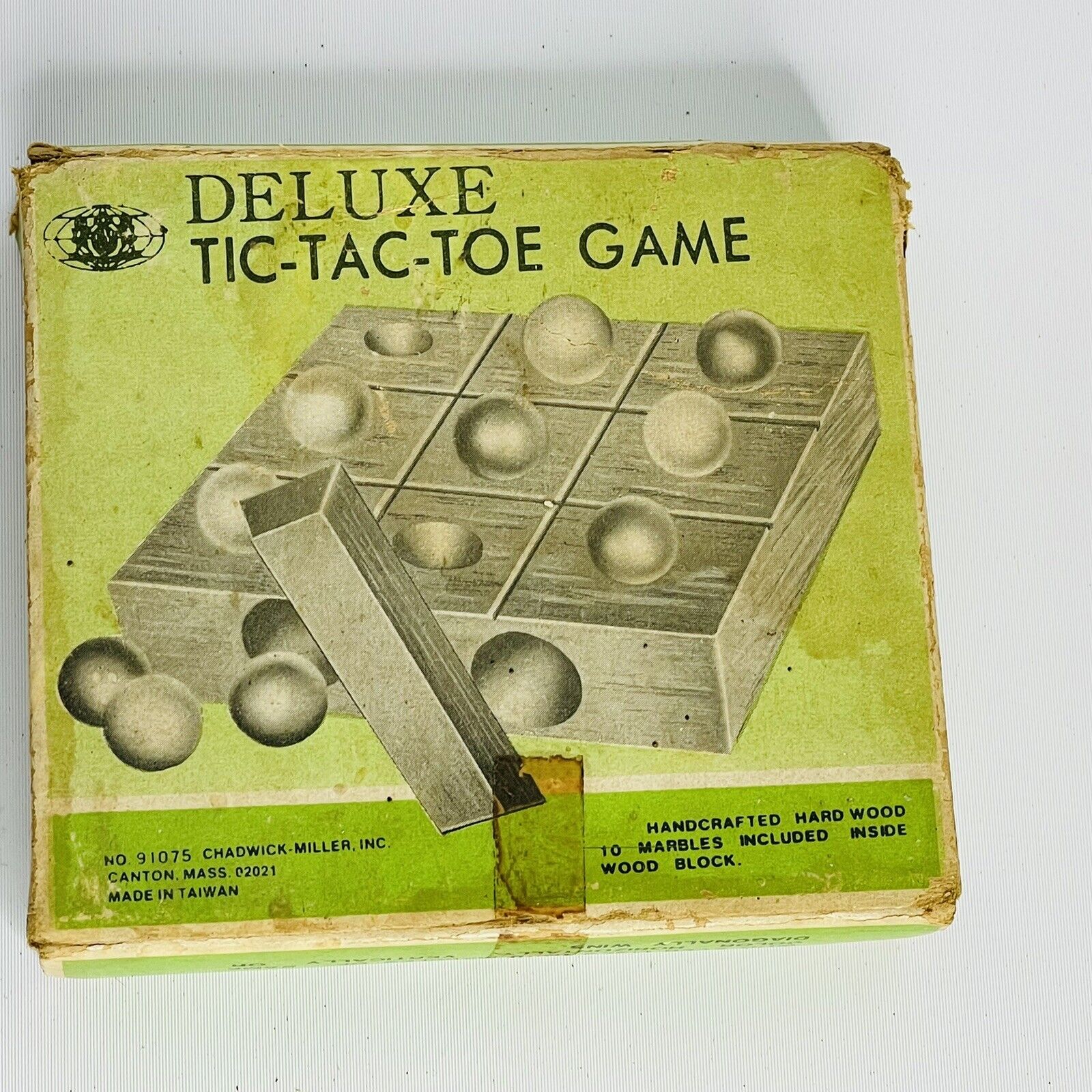 Deluxe Wooden Tic-Tac-Toe Board Game