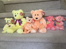 6 Mother's Day Ty Beanie Babies/Buddy Mother, Dear Mom/Grandma, Dearest MWMT