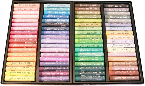 Mungyo Gallery Artists' Soft Oil Pastel Set 72 Assorted Color Pastels MOPV-72 - 第 5/6 張圖片