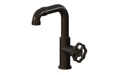 Graff Vintage einhebeliger Beckenmixer in Gunmetal Distressed