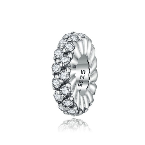 Fashion Bisaer 925 Sterling Silver Snowflake & Christmas Bead Charm Fit Bracelet - Picture 90 of 180