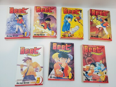 BEET The VANDEL BUSTER Manga Complete Set 1-7 book lot series FREE