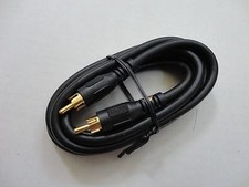 3 Feet RCA Male Plug to RCA Male Plug Video Cable, RG59-GOLD Connector, 3ft, 3'