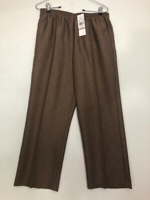 NWT Alfred Dunner Petite Women's Pants 12P Short Pleated Elastic Pull On Choose