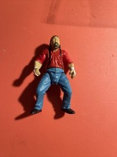 WWF JAKKS MICRO MINI CHAINSAW CHARLIE TERRY FUNK FIGURE WWE 1998 LOOSE