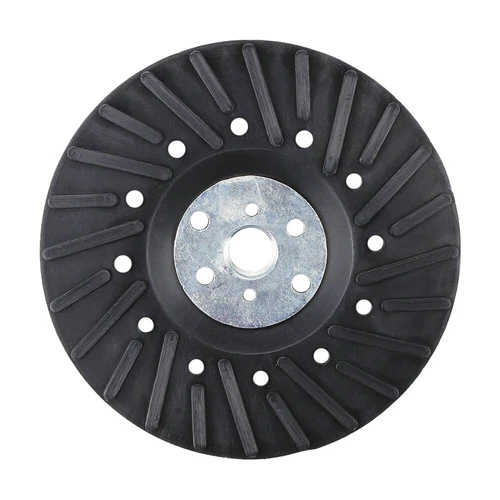 5" x 5/8"-11 Resin Fiber Disc Backing Pad with Lock Nut for Angle Grinder