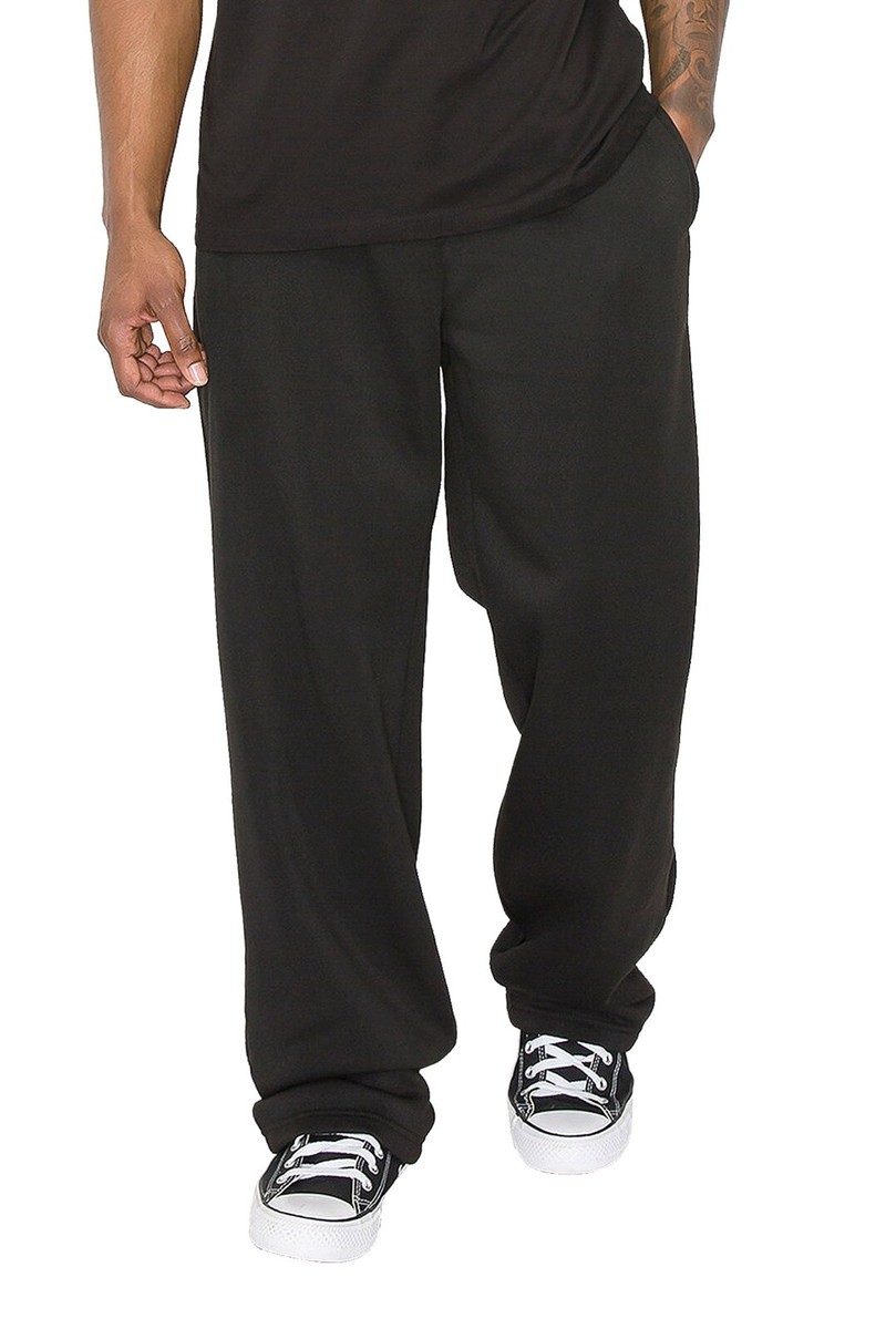 Victorious Men's Casual Essential Baggy Fit Fleece Sweat Pants FL93