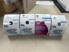 4 Leggs Silken Mist Control Top Pantyhose Nude Size: B Silky Sheer Off Black