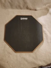 Evans RealFeel Single-Sided Drum Practice Pad - 12" - RF12G? Sound Unit