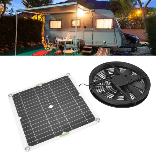Outdoor Solar Powered Panel Exhaust Roof Attic Fan Ventilation Solar - Picture 4 of 12