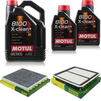 Motul 7L MOTOR-ÖL+MANN-FILTER FüR Subaru Legacy IV Station Wagon BL BP B13_