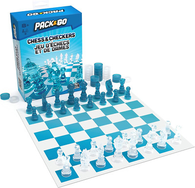 Pack & Go Chess & Checkers Board Game from  Portable 2-Player Games Chess Board