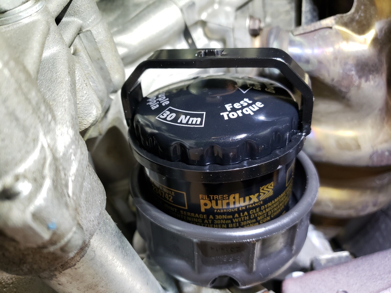 Oil Filter #234742 AND Socket/Tool for Ferrari F430 & California. Wrench Purflux