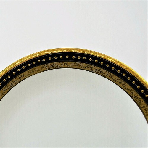 Antique Royal Crown Derby 8984 Eared Serving Plate Cobalt and Gilt 1919 - Picture 4 of 6