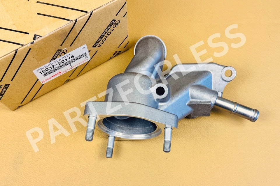 16032-50110 TOYOTA 4Runner Land Cruiser Lexus GS GX LS LX HOUSING, WATER INLET - Image 2 of 4