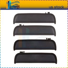 4Pcs For 95-99 Tercel Black Exterior Outside Right/Left Front Rear Door Handles