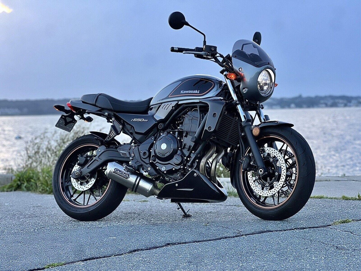 Ermax Nose Screen Fairing Black Green Grey Kawasaki Z 650 RS