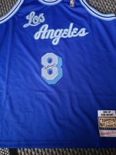 8 Kobe Bryant Autographed Royal Blue Jersey Rookie Year 1996-1997