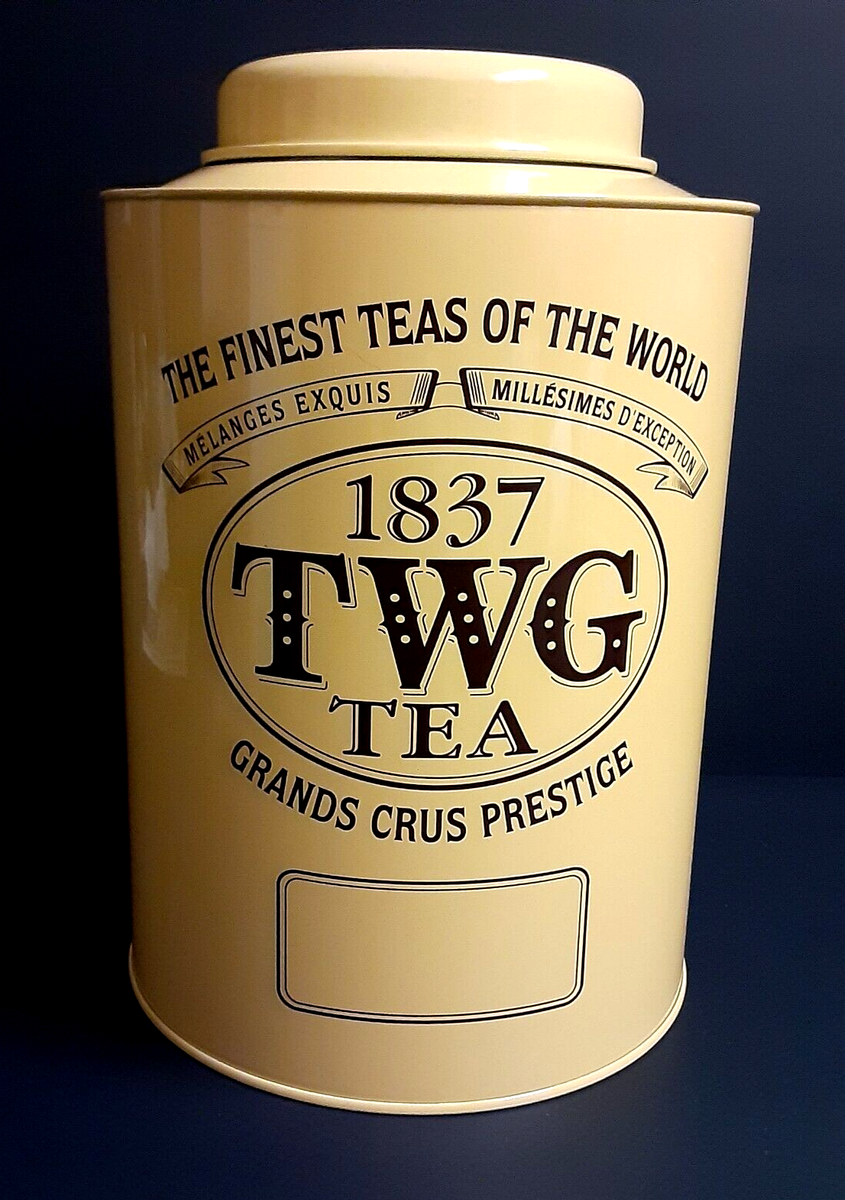 TWG Tea Artisan Tin Large 2.5 KG Singapore Yellow Storage