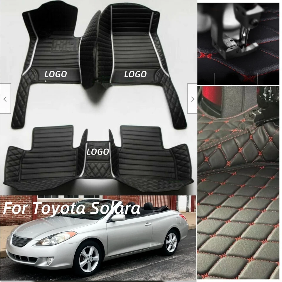 Fit Toyota Solara 1999-2009 Car Floor Mats All Weather Custom Auto Carpets Rugs Foto 2 de 4