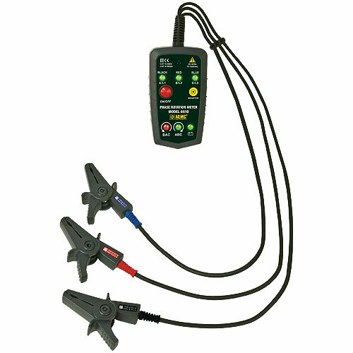 AEMC 6610 (2121.12) Non-Contact Phase Rotation Meter w/ Attached Leads - Picture 1 of 1