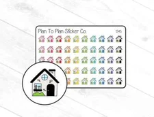 1345~~ Houses Planner Stickers.