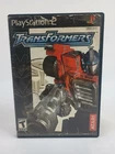 Transformers Sony PlayStation 2 PS2 2004 Missing manual Tested and working