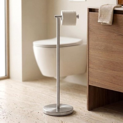 KES Toilettenpapierhalter freistehend BPH283S66-2 66 cm Edelstahl SUS304 gebürst