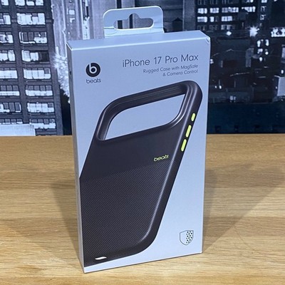Apple iPhone 17 Pro Max Rugged Case Beats MagSafe Kamerasteuerung Everest Schwarz