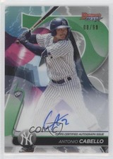 2020 Bowman's Best of Green Refractor 8/99 Antonio Cabello #B20-AC Auto 0ld5