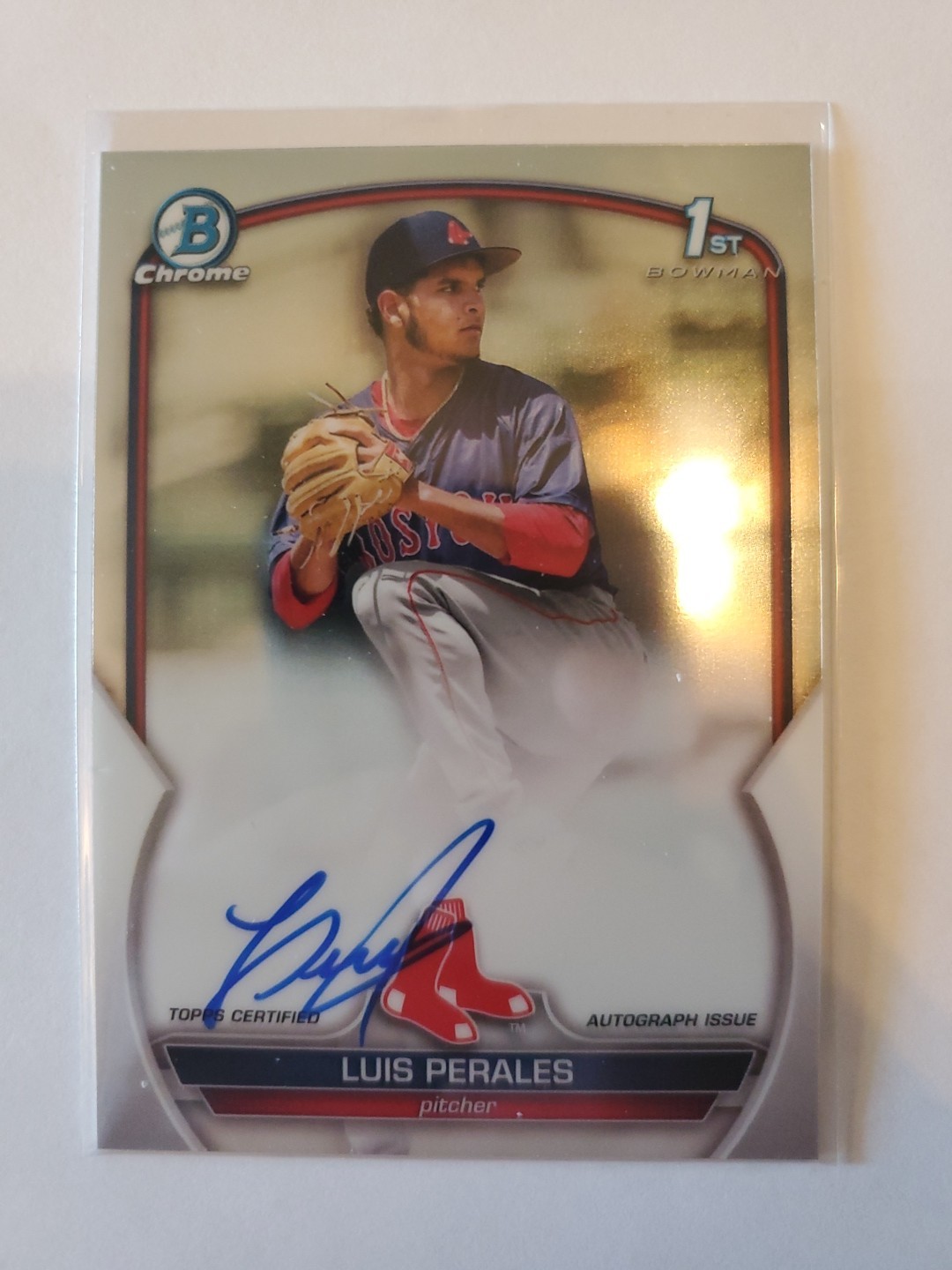 2023 Bowman Chrome - Prospect Autographs Luis Perales #CPA-LP (AU, RC)