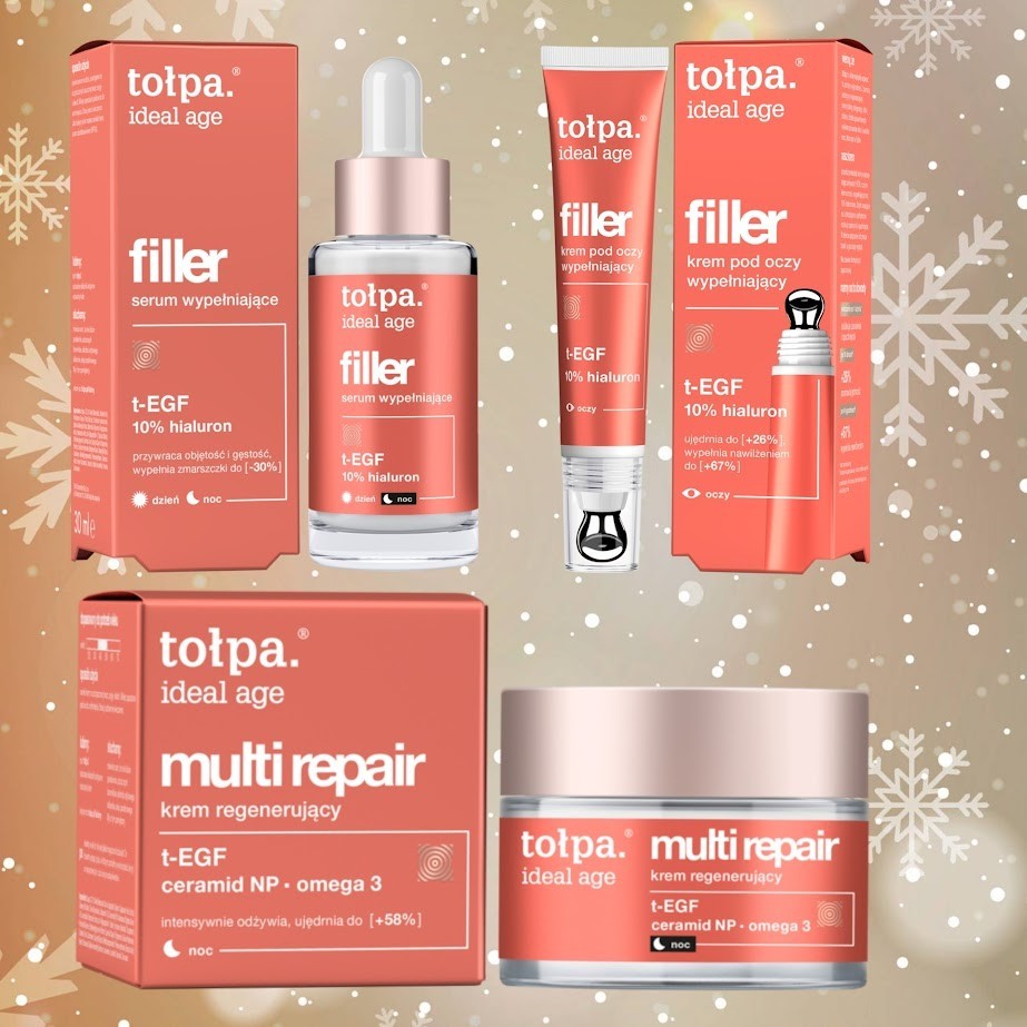 Tołpa Ideal Age Filler Serum + Multi Repair Night Cream + Eye Cream Filler