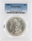 1888-O Morgan Silver Dollar PCGS MS63 S$1 New Orleans Minted No Reserve