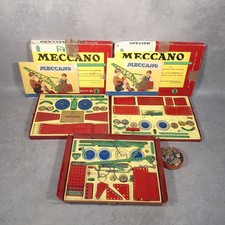 Vintage Meccano Job Lot Outfit No.6 & No.3 Sets Parts Manuals Boxed England