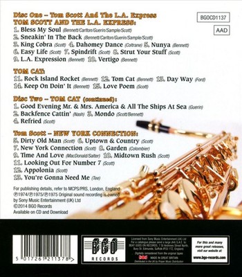 TOM SCOTT/TOM SCOTT & THE L.A. EXPRESS - TOM SCOTT & THE L.A. EXPRESS/TOM CAT/NE
