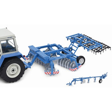 FORTSCHRITT PFLUG B200 + SCHEIBENEGGE B402 1:32 Schuco Mezzi Agricoli e Accessor