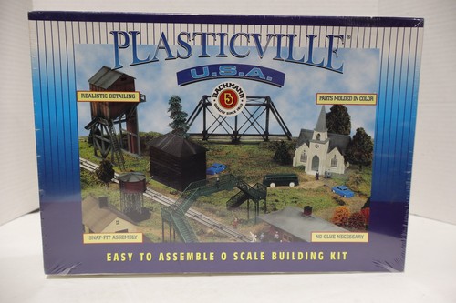 Plataforma de carga y chabola de cruce 45977 PLASTICVILLE ESCALA O BACHMANN NUEVO | Zustand: New