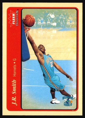 2004-05 Fleer Tradition J.R. Smith RC #238 New Orleans Hornets