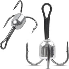1Pcs Snagging Hooks Snagging Weighted Treble Hooks Strong Large Weighted Fishing
