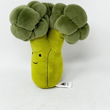 NEW Jellycat Amusable Broccoli Plush Green 6” Stuffed Animal Toy Lovey Retired