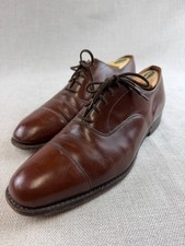Church  s Custom Grade Leather Cap Toe Derby Shoes Mens US 9.5 UK 8.5 Brown Dress