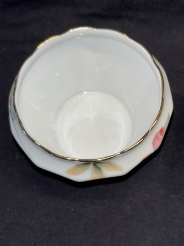 Noritake Azalea Individual Ruffled Top Creamer & Sugar Bowl Vintage Japan 19322 - Picture 10 of 11