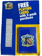 1989 Joe Camel Smooth Character Playing Cards Vintage USA New Sealed