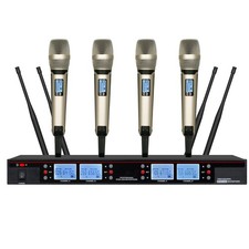 Professional SKM-9000 Wireless Microphone System 4 SKM9000 Handheld Stage Sing