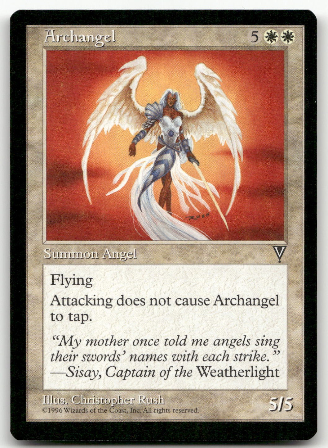 Archangel (NM) Visions VIS Magic MTG