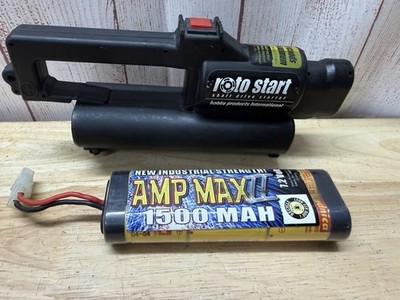 Hobby Products Int R/C Roto Start Shaft Drive Starter W/ Batt No Shaft Untested