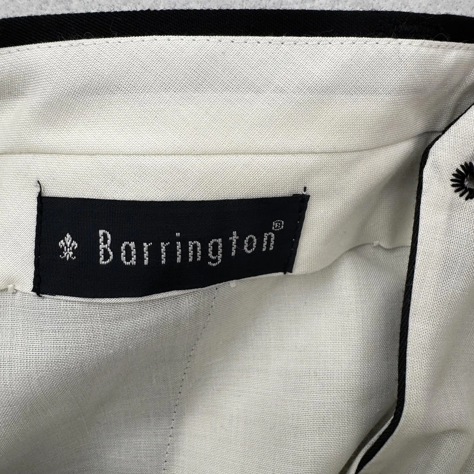 Barrington Pants Mens 34x29 Black Pleated Dress Slacks Polyester Rayon Sears NWT - Image 3 of 4