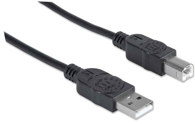 Manhattan 6 ft. Hi-Speed USB 2.0 Type-A Male to Type-B male  Device Cable