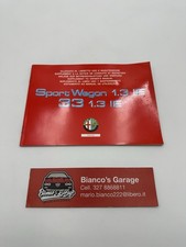 Libretto Uso E Manutenzione Alfa Romeo 33 SportWagon 1.3 IE