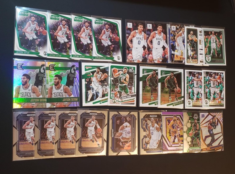 JAYSON TATUM BOSTON CELTICS 2022-23 PANINI PRIZM HOOPS DONRUSS 26 CARD LOT